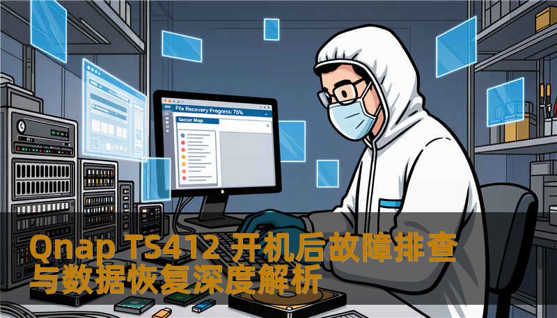 Qnap TS412 开机后故障排查与数据恢复深度解析