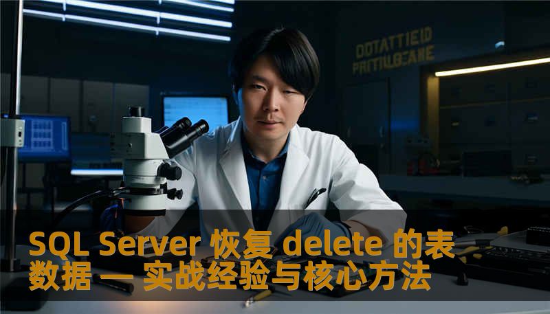 SQL Server 恢复 delete 的表数据 — 实战经验与核心方法