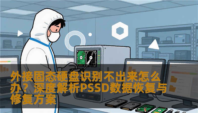 外接固态硬盘识别不出来？资深工程师教你如何处理移动SSD不认盘、提示格式化等故障。通过专业的SSD数据恢复流程，安全找回重要照片、视频及办公文档，避免盲目操作导致数据永久丢失。