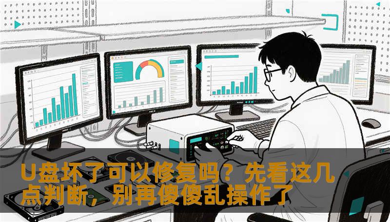 U盘坏了可以修复吗？先看这几点判断，别再傻傻乱操作了