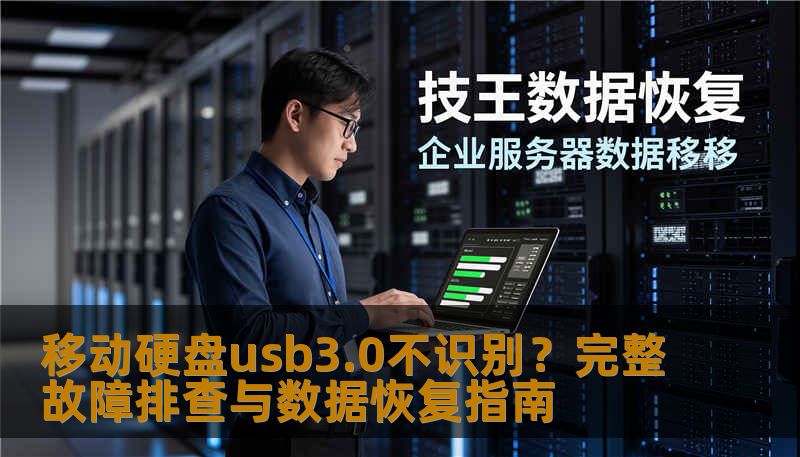 移动硬盘usb3.0不识别？完整故障排查与数据恢复指南
