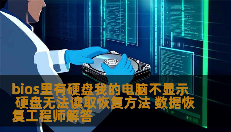 bios里有硬盘我的电脑不显示 硬盘无法读取恢复方法 数据恢复工程师解答