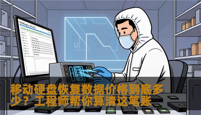 移动硬盘恢复数据价格到底多少？工程师帮你算清这笔账