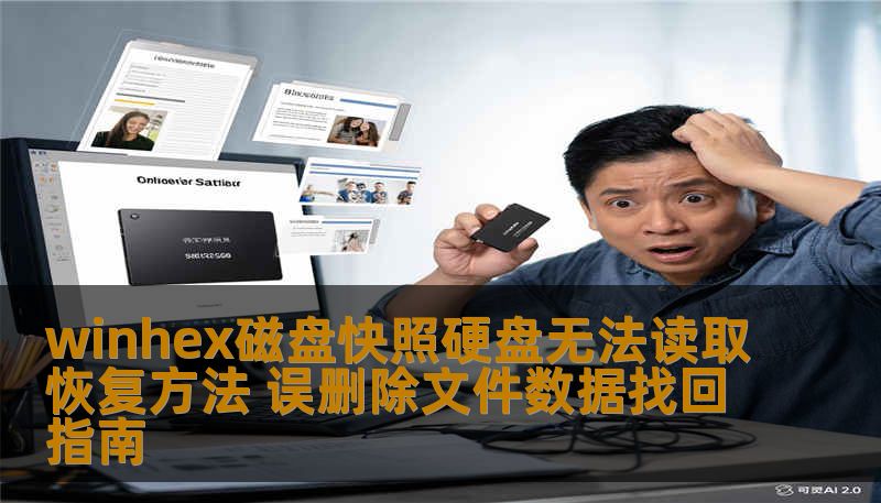 winhex磁盘快照硬盘无法读取恢复方法 误删除文件数据找回指南