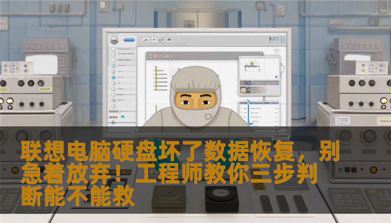 联想电脑硬盘坏了数据恢复，别急着放弃！工程师教你三步判断能不能救