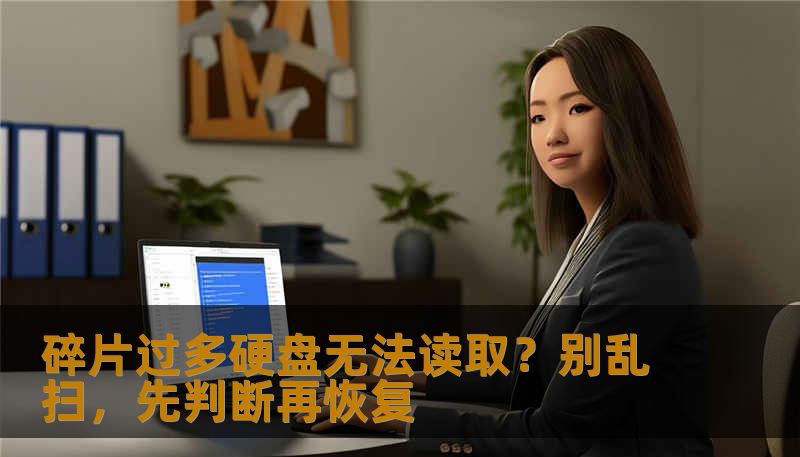 碎片过多硬盘无法读取？别乱扫，先判断再恢复