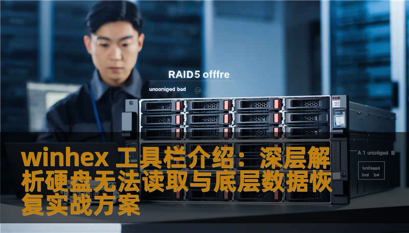 winhex 工具栏介绍：深层解析硬盘无法读取与底层数据恢复实战方案
