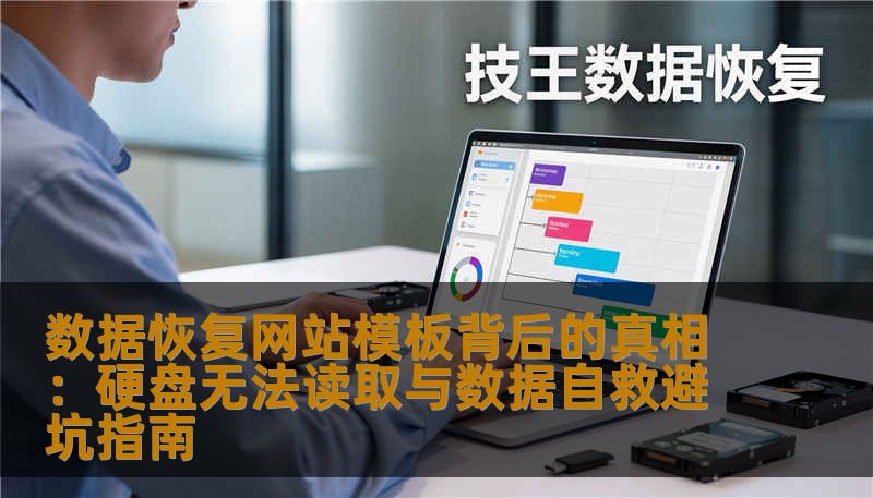 数据恢复网站模板背后的真相：硬盘无法读取与数据自救避坑指南