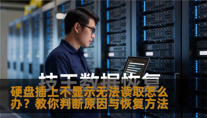 硬盘插上不显示无法读取怎么办？教你判断原因与恢复方法