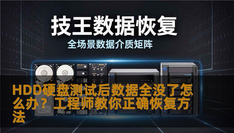 HDD硬盘测试后数据全没了怎么办？工程师教你正确恢复方法