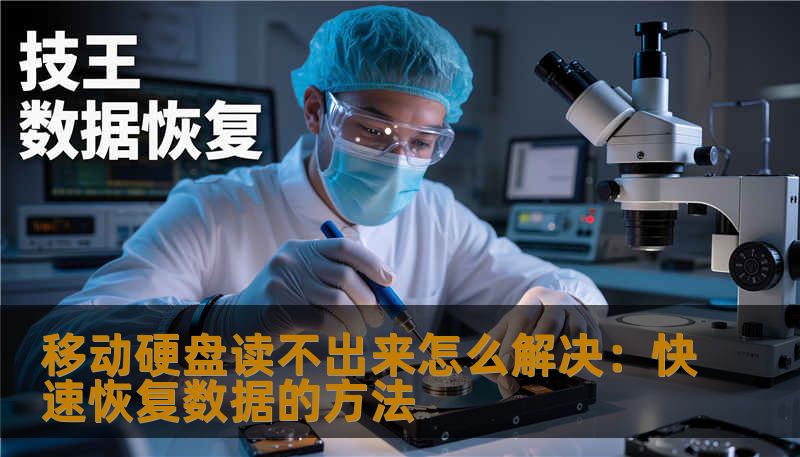 移动硬盘读不出来怎么解决：快速恢复数据的方法