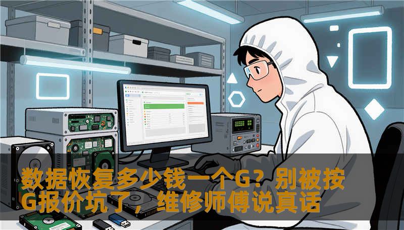 数据恢复多少钱一个G？别被按G报价坑了，维修师傅说真话