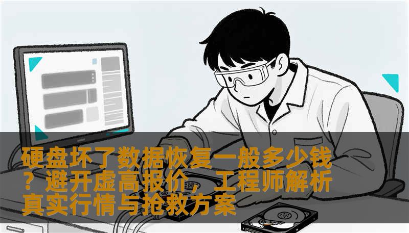 硬盘坏了数据恢复一般多少钱？避开虚高报价，工程师解析真实行情与抢救方案