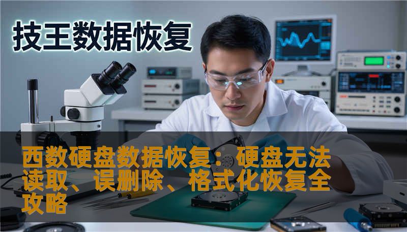 西数硬盘数据恢复：硬盘无法读取、误删除、格式化恢复全攻略