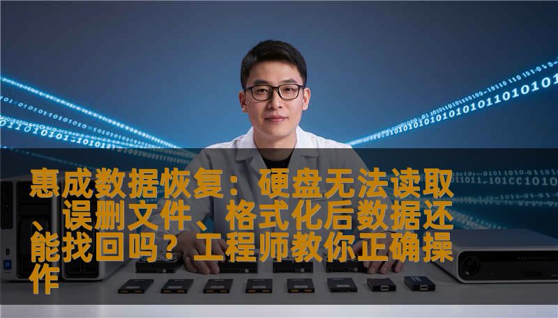 惠成数据恢复：硬盘无法读取、误删文件、格式化后数据还能找回吗？工程师教你正确操作