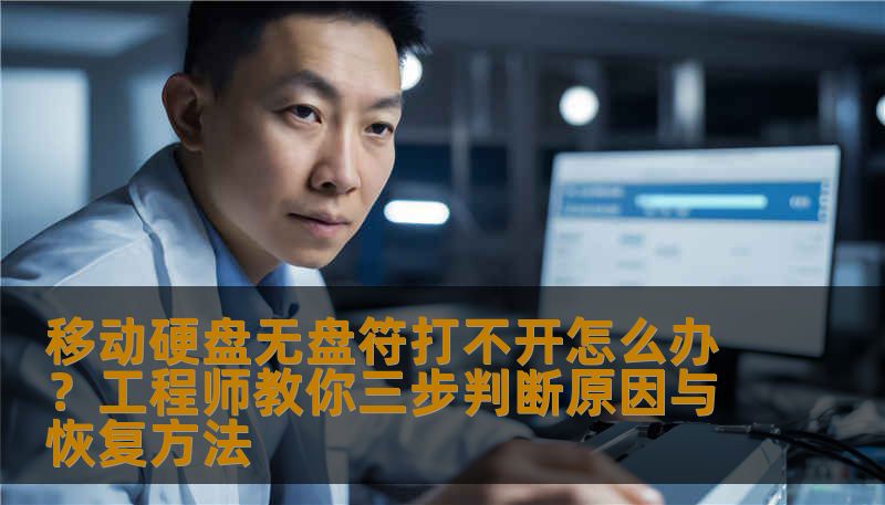 移动硬盘无盘符打不开怎么办？工程师教你三步判断原因与恢复方法