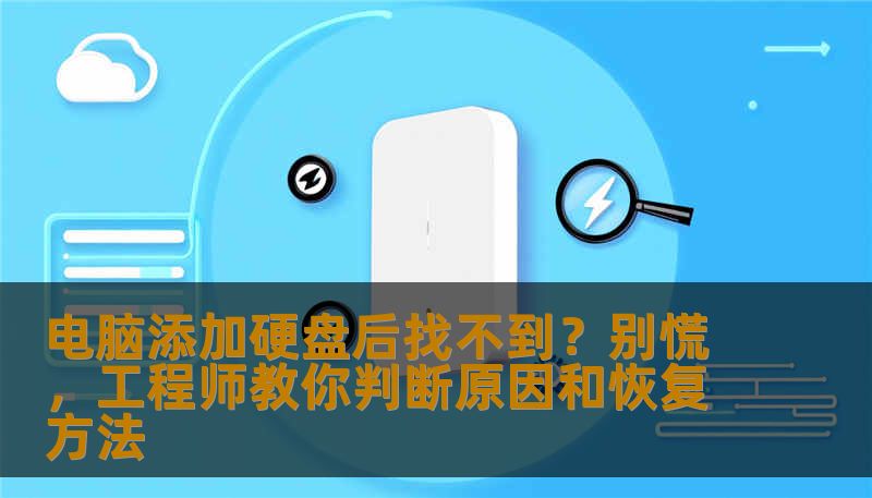电脑添加硬盘后找不到？别慌，工程师教你判断原因和恢复方法