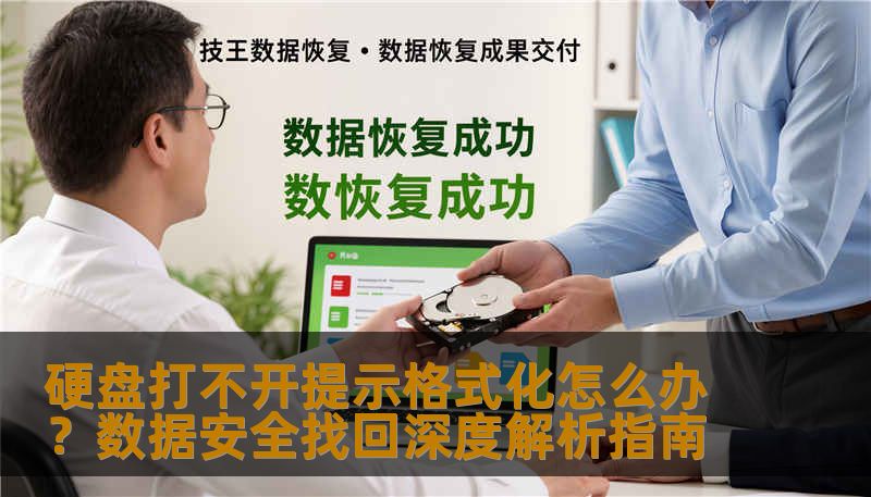 硬盘打不开提示格式化怎么办？数据安全找回深度解析指南