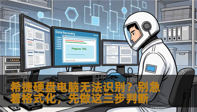 希捷硬盘电脑无法识别？别急着格式化，先做这三步判断