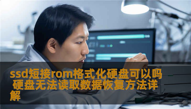 ssd短接rom格式化硬盘可以吗 硬盘无法读取数据恢复方法详解