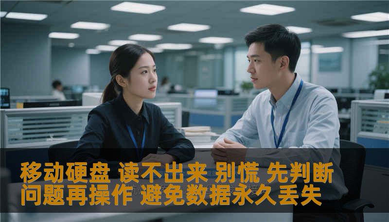 移动硬盘 读不出来 别慌 先判断问题再操作 避免数据永久丢失
