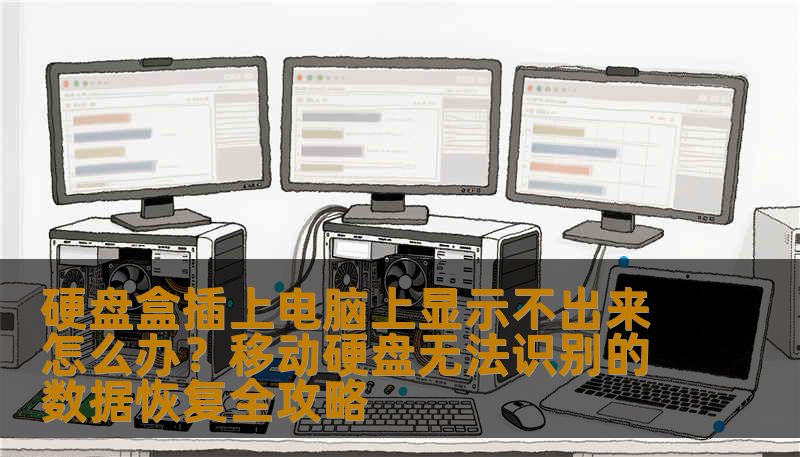 硬盘盒插上电脑上显示不出来怎么办？移动硬盘无法识别的数据恢复全攻略