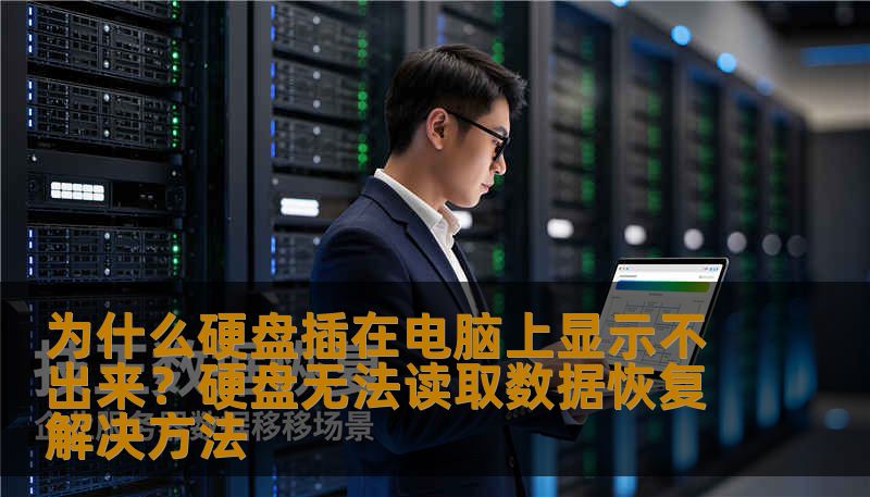 为什么硬盘插在电脑上显示不出来？硬盘无法读取数据恢复解决方法