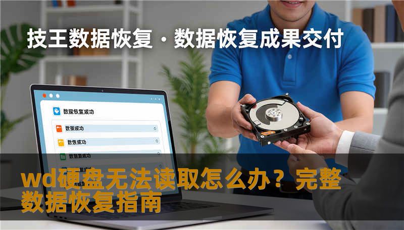 wd硬盘无法读取怎么办？完整数据恢复指南