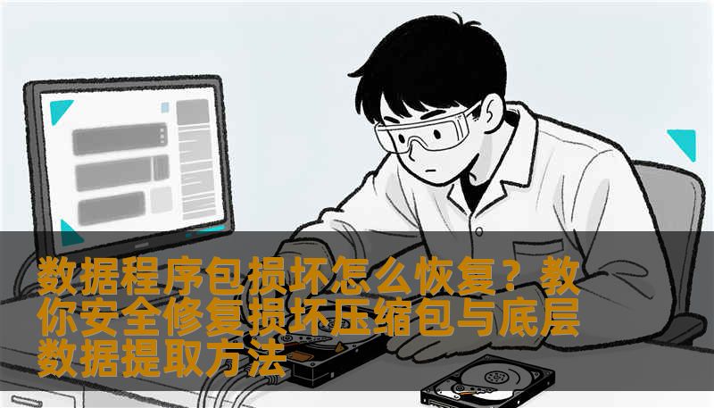 数据程序包损坏怎么恢复？教你安全修复损坏压缩包与底层数据提取方法