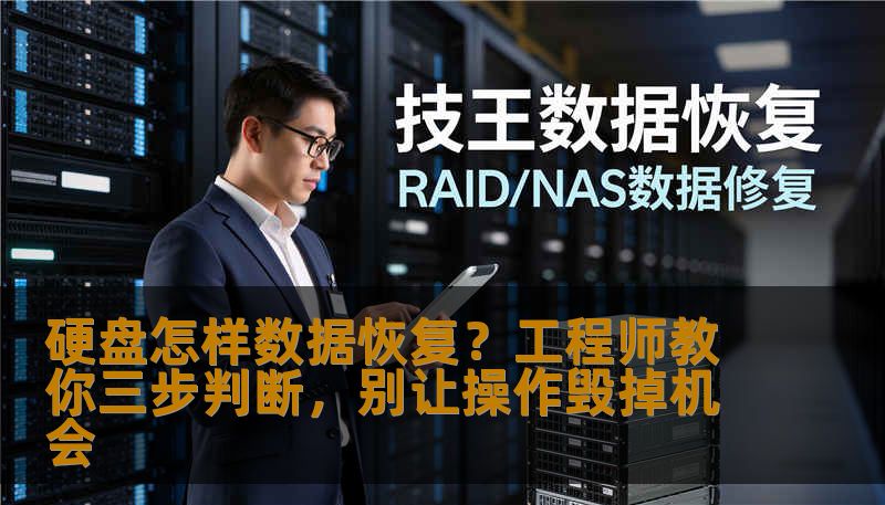 硬盘怎样数据恢复？工程师教你三步判断，别让操作毁掉机会