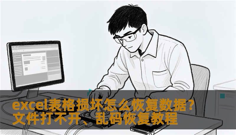 excel表格损坏怎么恢复数据？文件打不开、乱码恢复教程
