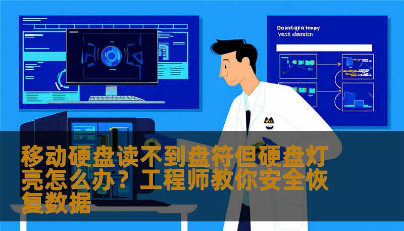 移动硬盘读不到盘符但硬盘灯亮怎么办？工程师教你安全恢复数据