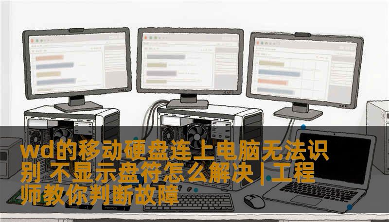 wd的移动硬盘连上电脑无法识别 不显示盘符怎么解决 | 工程师教你判断故障