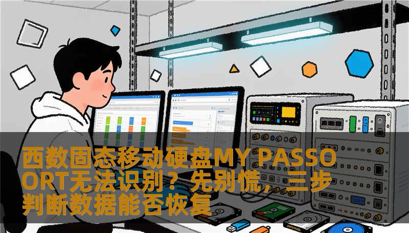 西数固态移动硬盘MY PASSOORT无法识别？先别慌，三步判断数据能否恢复