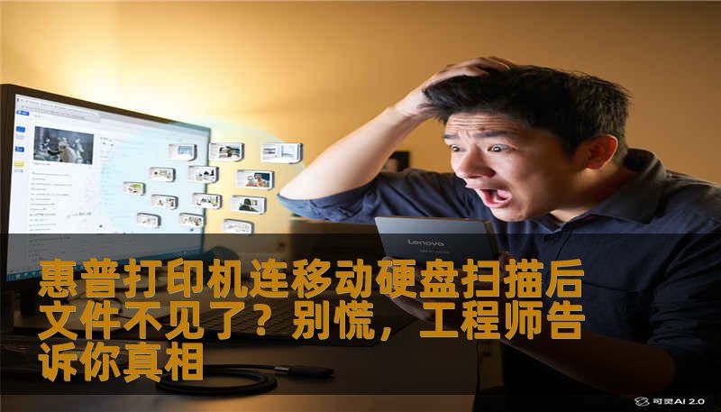 惠普打印机连移动硬盘扫描后文件不见了？别慌，工程师告诉你真相