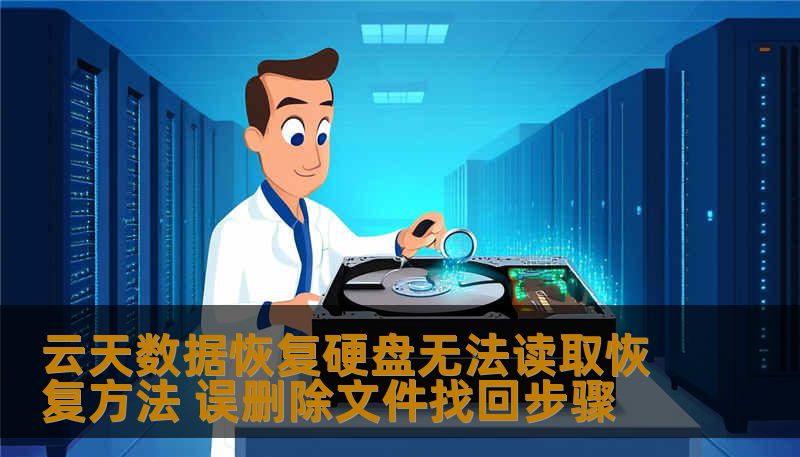 云天数据恢复硬盘无法读取恢复方法 误删除文件找回步骤