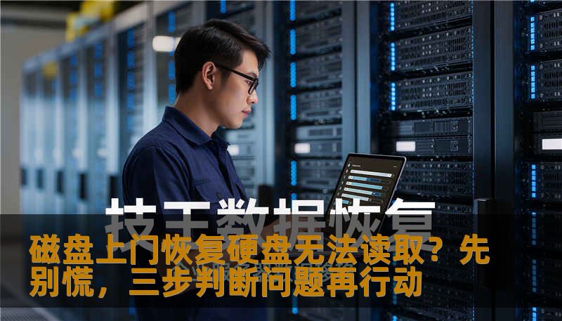 磁盘上门恢复硬盘无法读取？先别慌，三步判断问题再行动