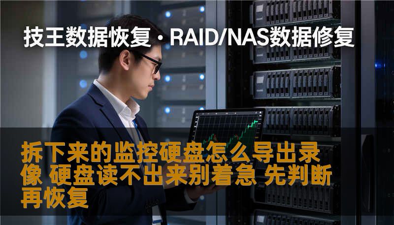 拆下来的监控硬盘怎么导出录像 硬盘读不出来别着急 先判断再恢复