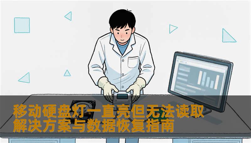 移动硬盘灯一直亮但无法读取解决方案与数据恢复指南