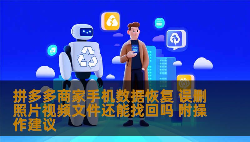 拼多多商家手机数据恢复 误删照片视频文件还能找回吗 附操作建议