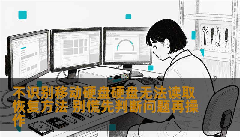 不识别移动硬盘硬盘无法读取恢复方法 别慌先判断问题再操作