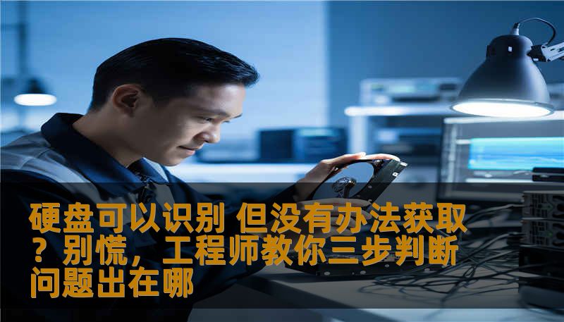 硬盘可以识别 但没有办法获取？别慌，工程师教你三步判断问题出在哪