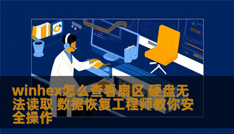 winhex怎么查看扇区 硬盘无法读取 数据恢复工程师教你安全操作