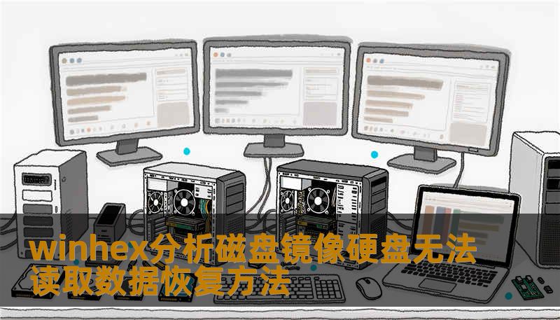 winhex分析磁盘镜像硬盘无法读取数据恢复方法