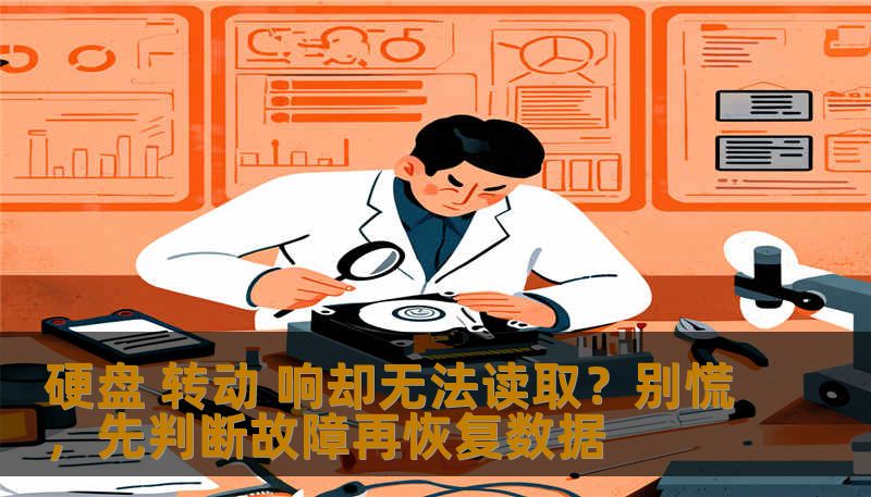 硬盘 转动 响却无法读取？别慌，先判断故障再恢复数据