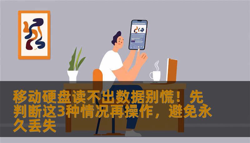 移动硬盘读不出数据别慌！先判断这3种情况再操作，避免永久丢失