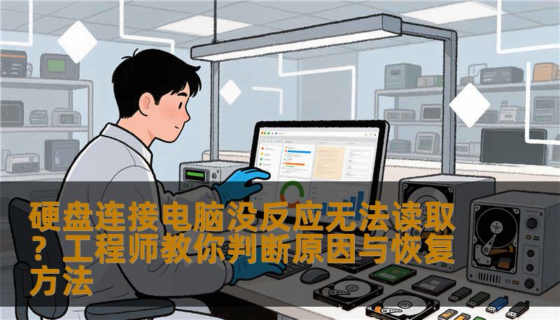 硬盘连接电脑没反应无法读取？工程师教你判断原因与恢复方法