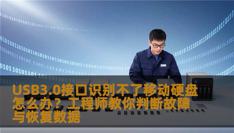 USB3.0接口识别不了移动硬盘怎么办？工程师教你判断故障与恢复数据