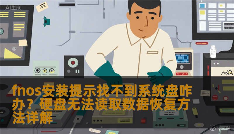 fnos安装提示找不到系统盘咋办？硬盘无法读取数据恢复方法详解
