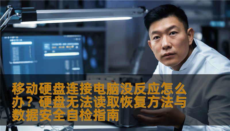 移动硬盘连接电脑没反应怎么办？硬盘无法读取恢复方法与数据安全自检指南